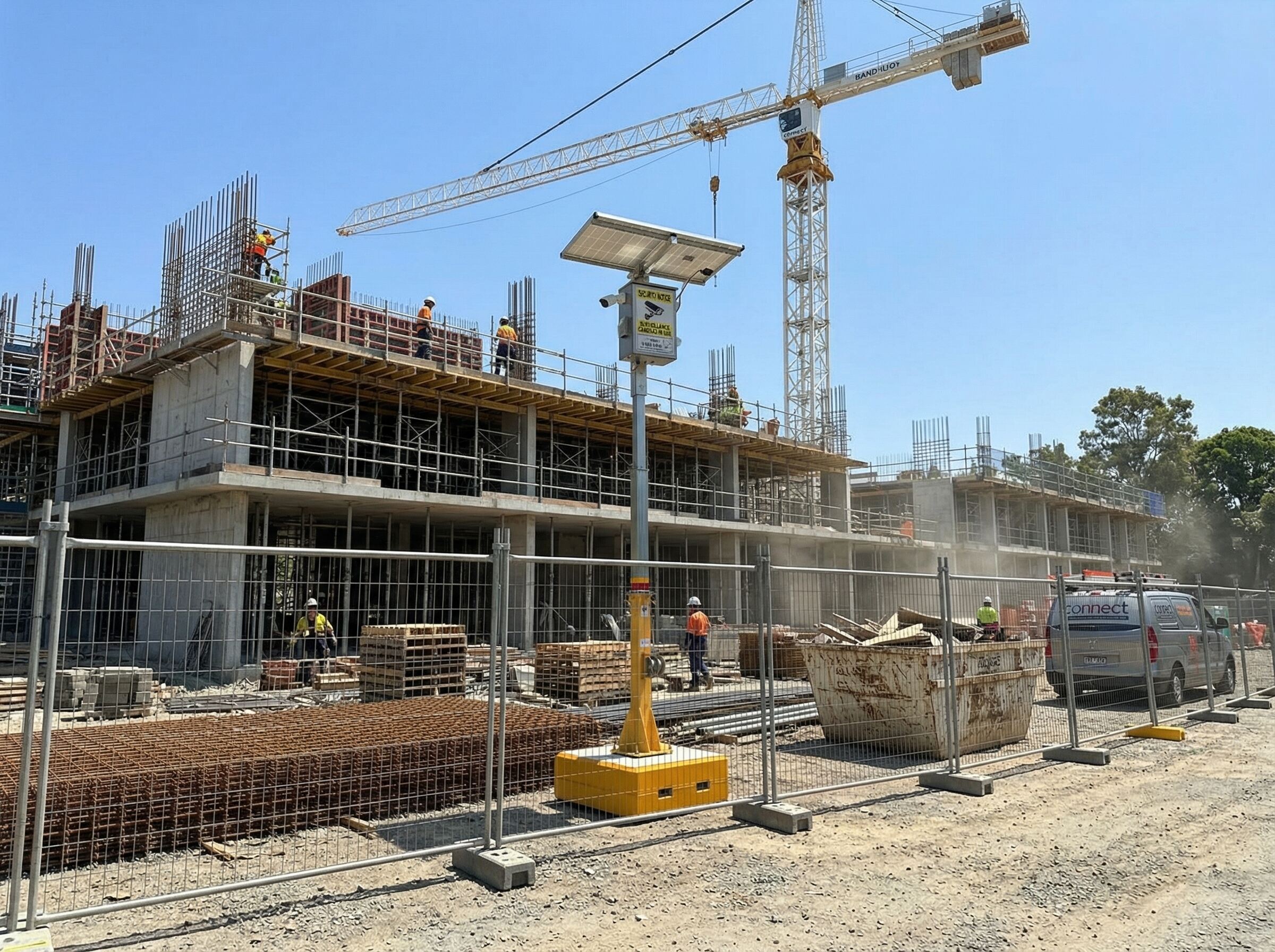 portable cctv for active sites